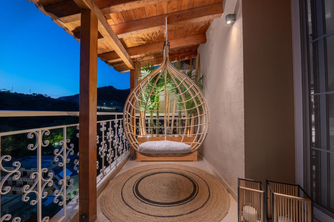 Panoramic View!Penthouse 120Qm Of Sea & Mountain Villa Lutrá Edipszú Kültér fotó